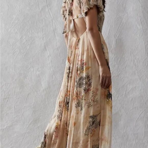 NWT Free People Irina Embellished Raw
Edges Floral Vintage Dress size S new - Picture 3 of 15